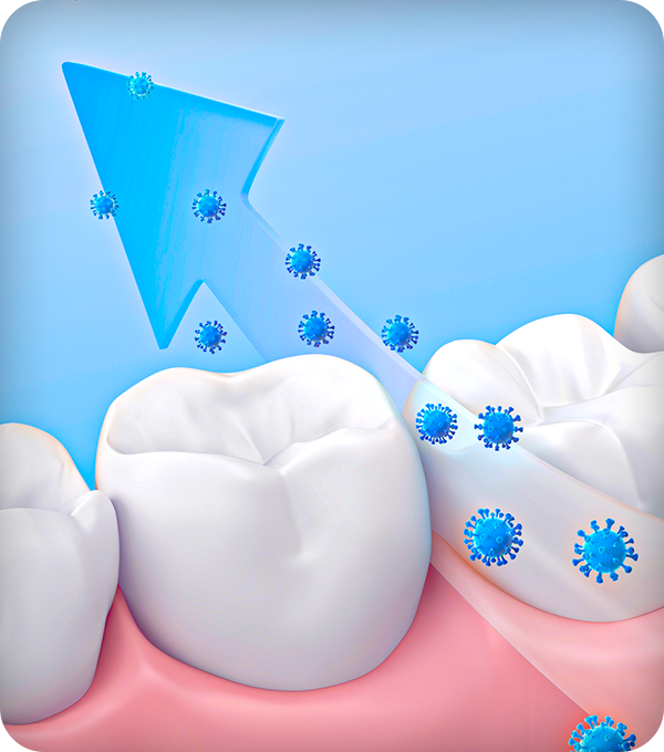 POINT 02 歯の色や形も改善できる