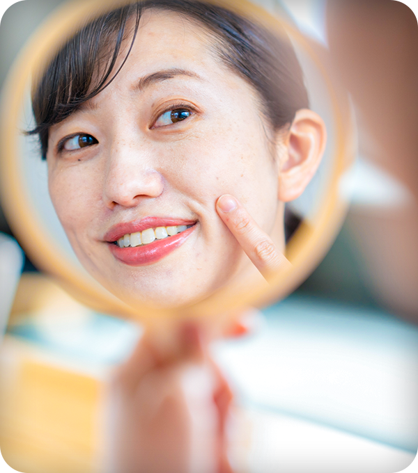 POINT 01 汚れを落とす「クリーニング」以上の白さを実感